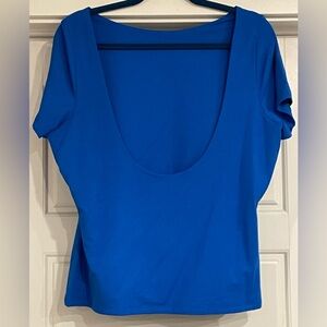 Banana Republic Low Back Royal Blue Tee